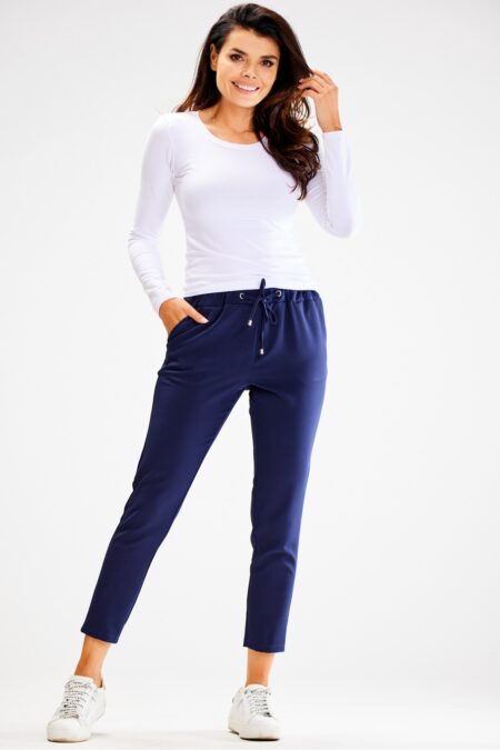 Spodnie Damskie Model A600 Navy - awama