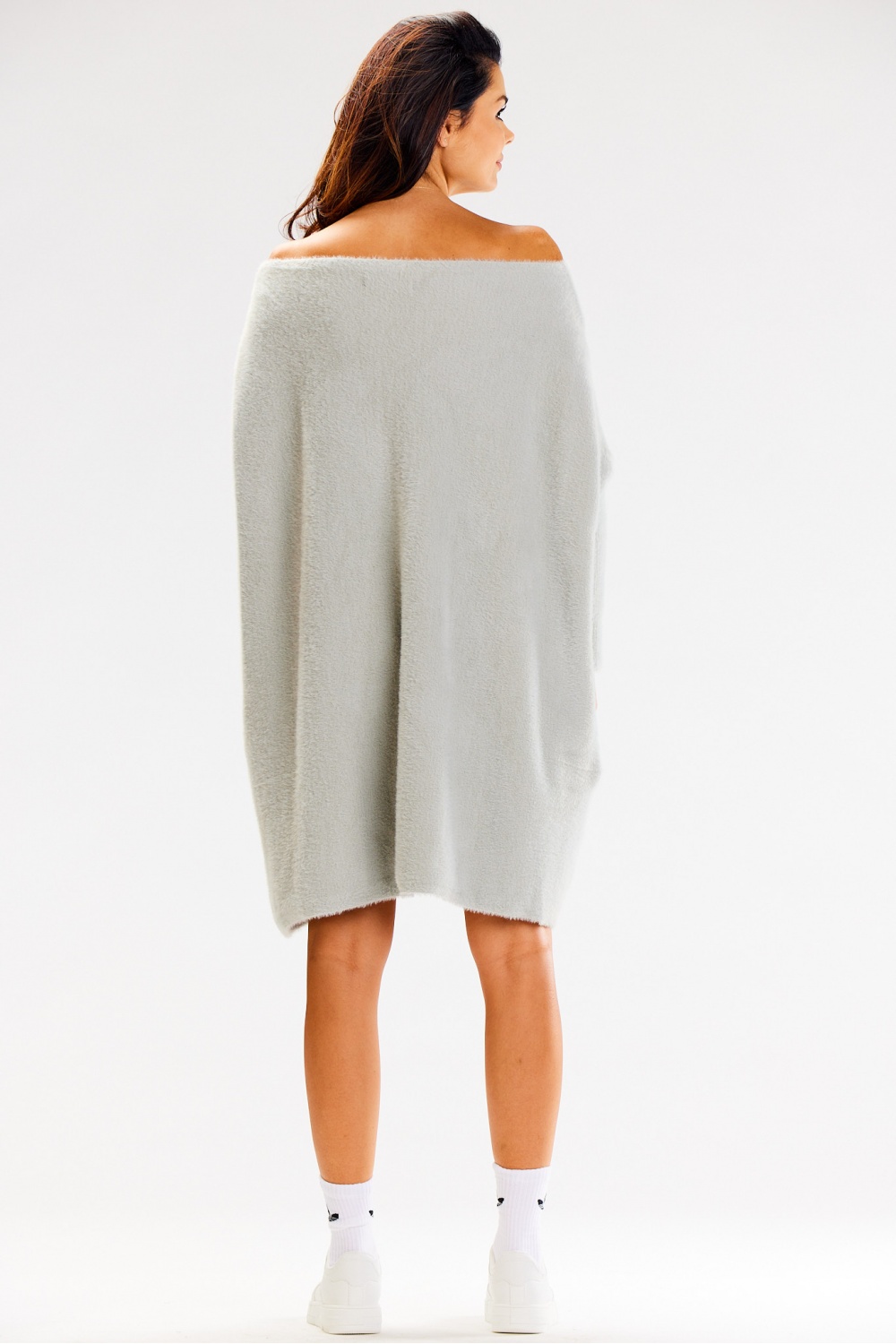 Sweter Damski Model A618 Grey - awama - obrazek 3