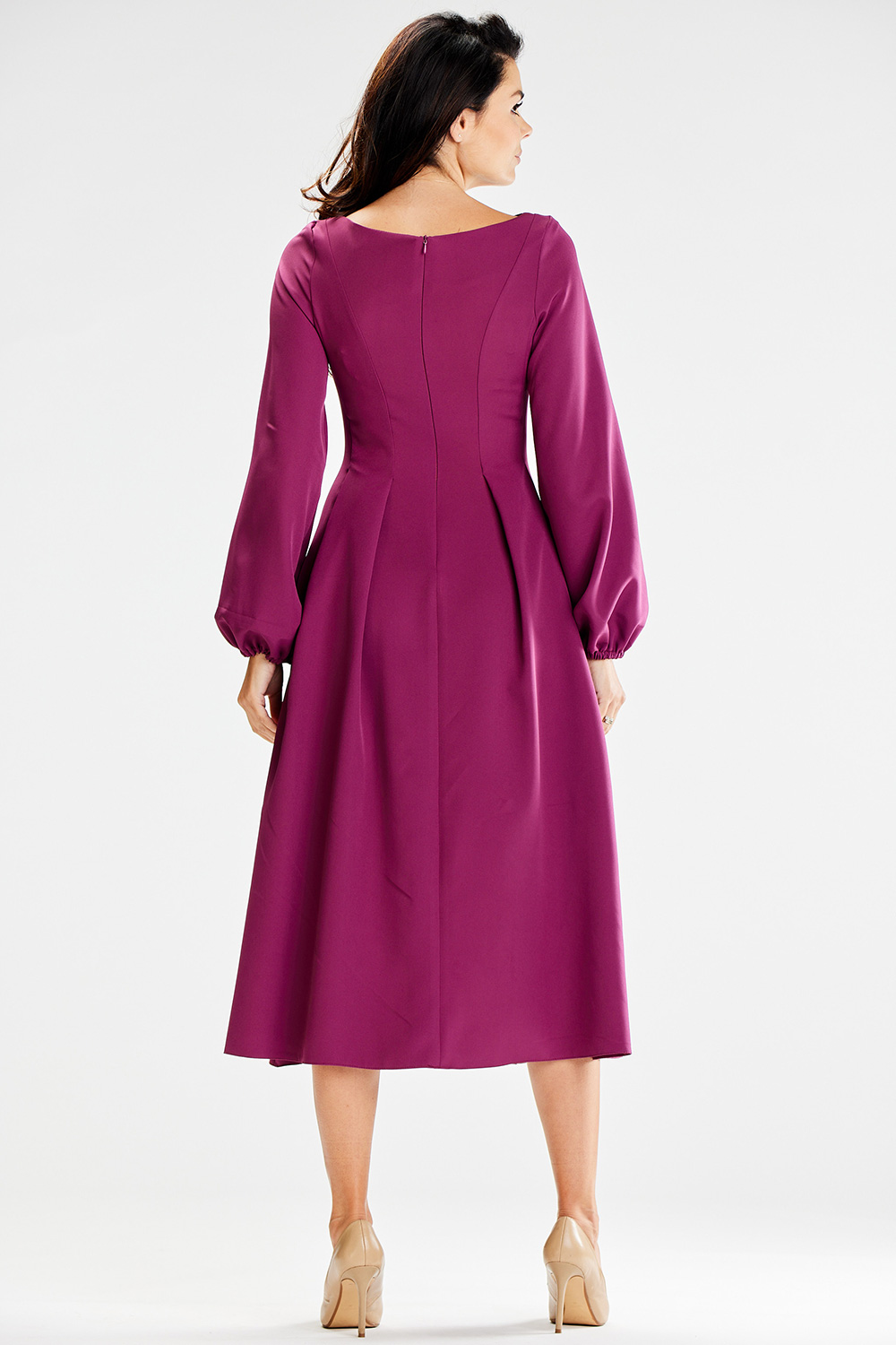 Sukienka Model A595 Plum - awama - obrazek 3