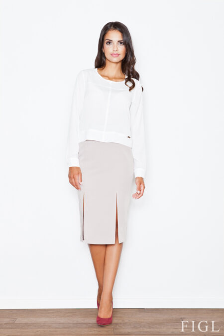Spódnica Model 399 Beige - Figl