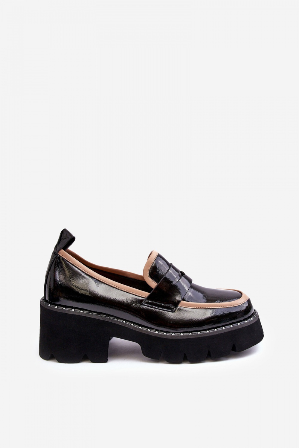 Mokasyny Model DA MR870-32 Black - Step in style - obrazek 3