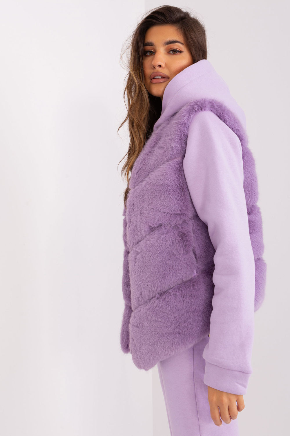 Kamizelka Model AT-KZ-2349.00P Light Violet - AT - obrazek 2
