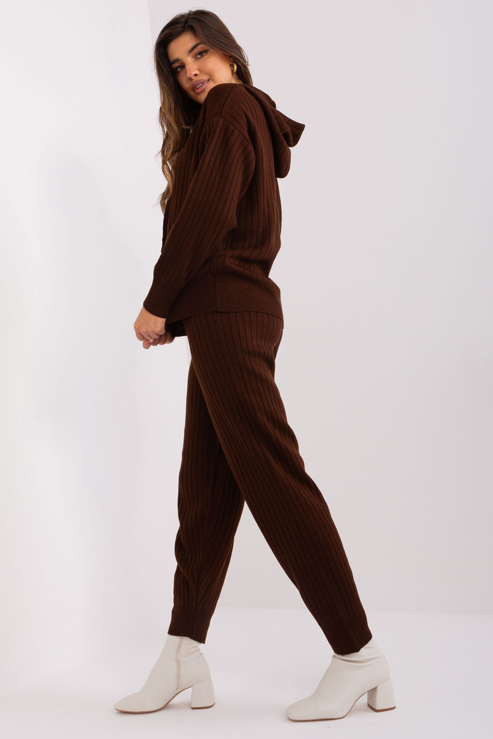 Spodnie Komplet Model BA-KMPL-2211.13P Dark Brown - Badu - obrazek 3