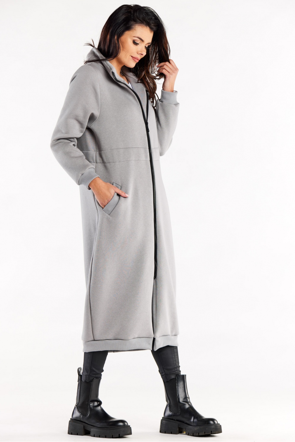 Bluza Damska Model M326 Grey - Infinite You - obrazek 2
