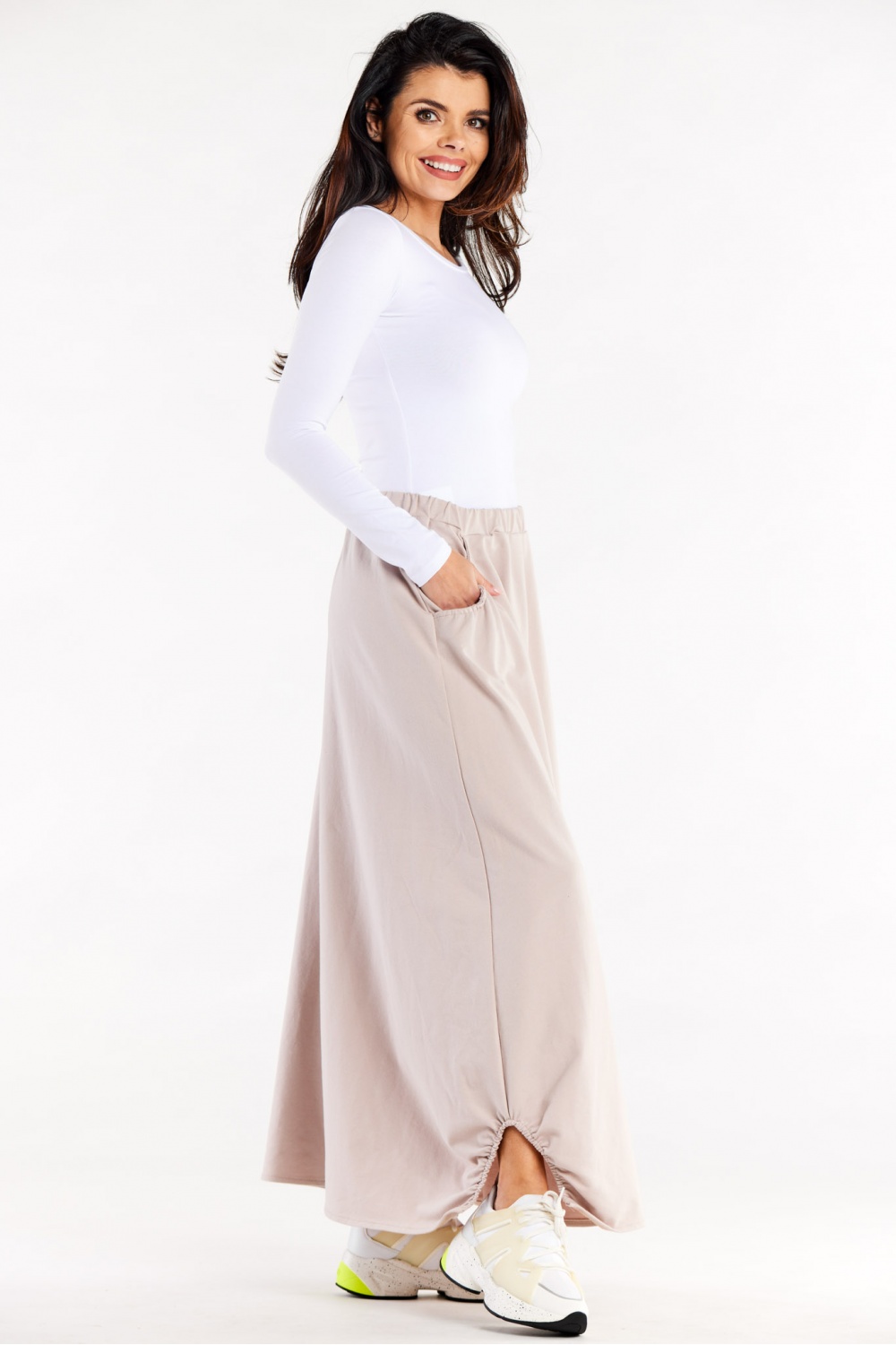 Spódnica Model M312 Beige - Infinite You - obrazek 2