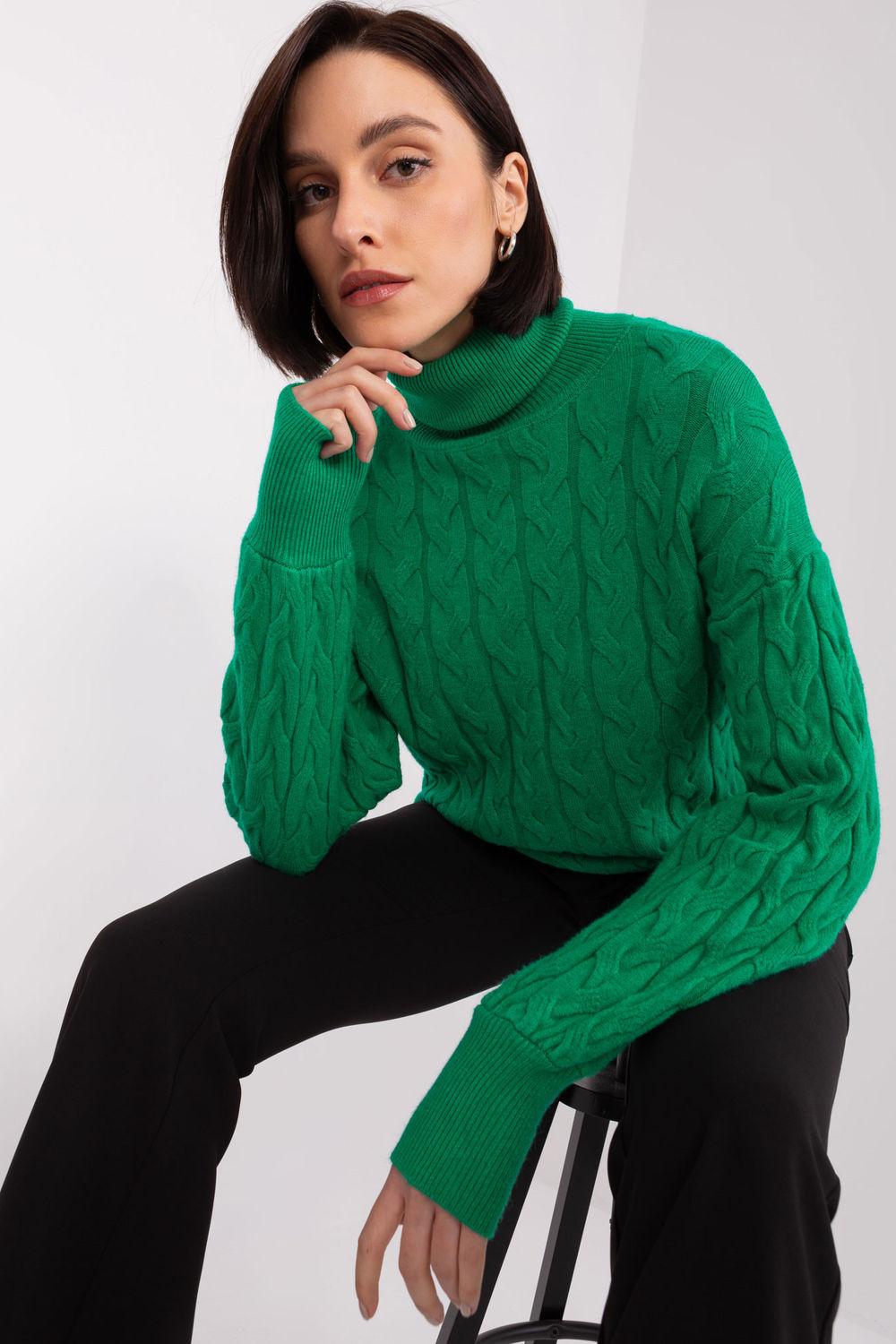 Golf Damski Model AT-SW-2348.95 Green - AT - obrazek 4