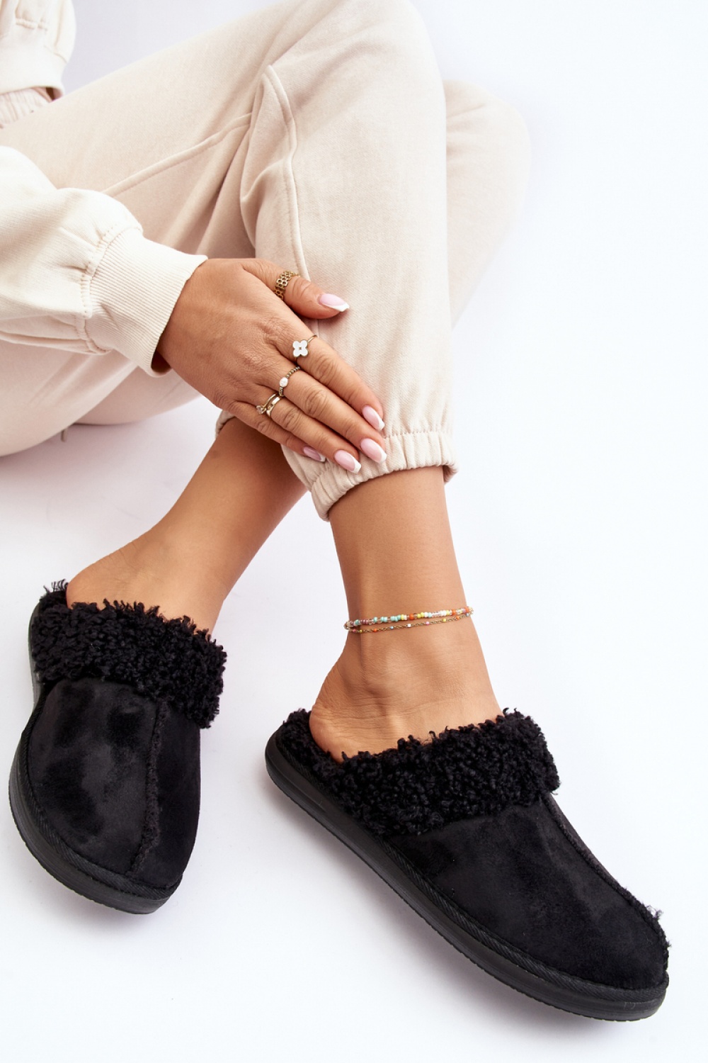 Kapcie Model Inblu EK000010 Black - Step in style - obrazek 2