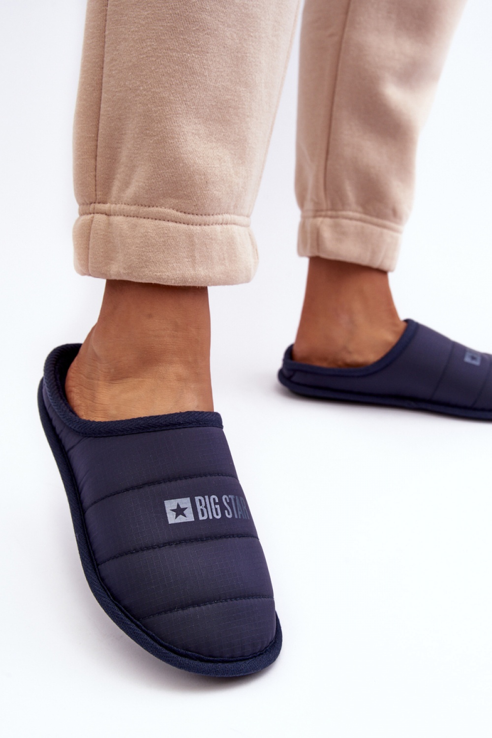 Kapcie Model Big Star KK274601 Navy - Step in style - obrazek 3