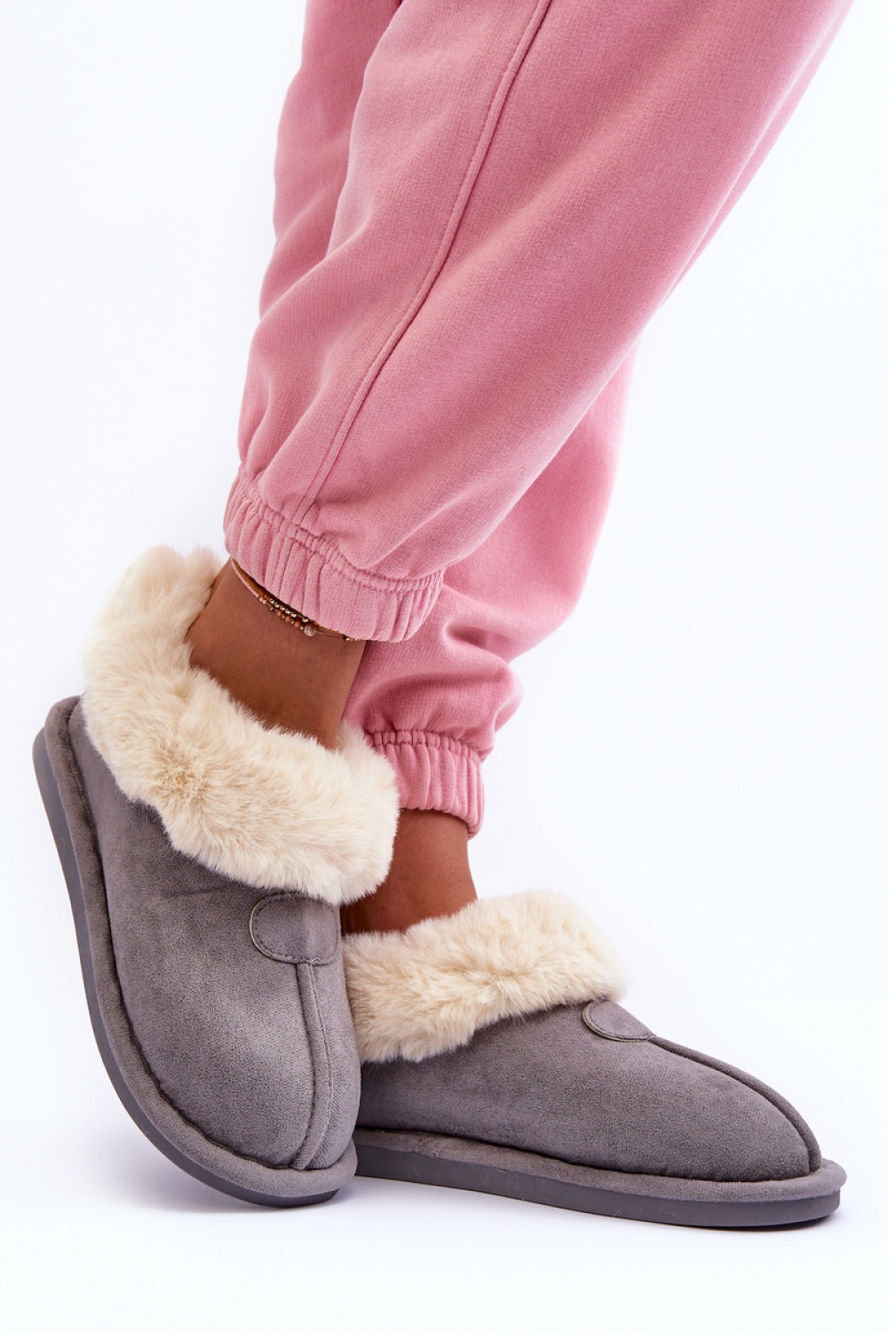 Kapcie Model Lanoze EV-58 Grey - Step in style - obrazek 2
