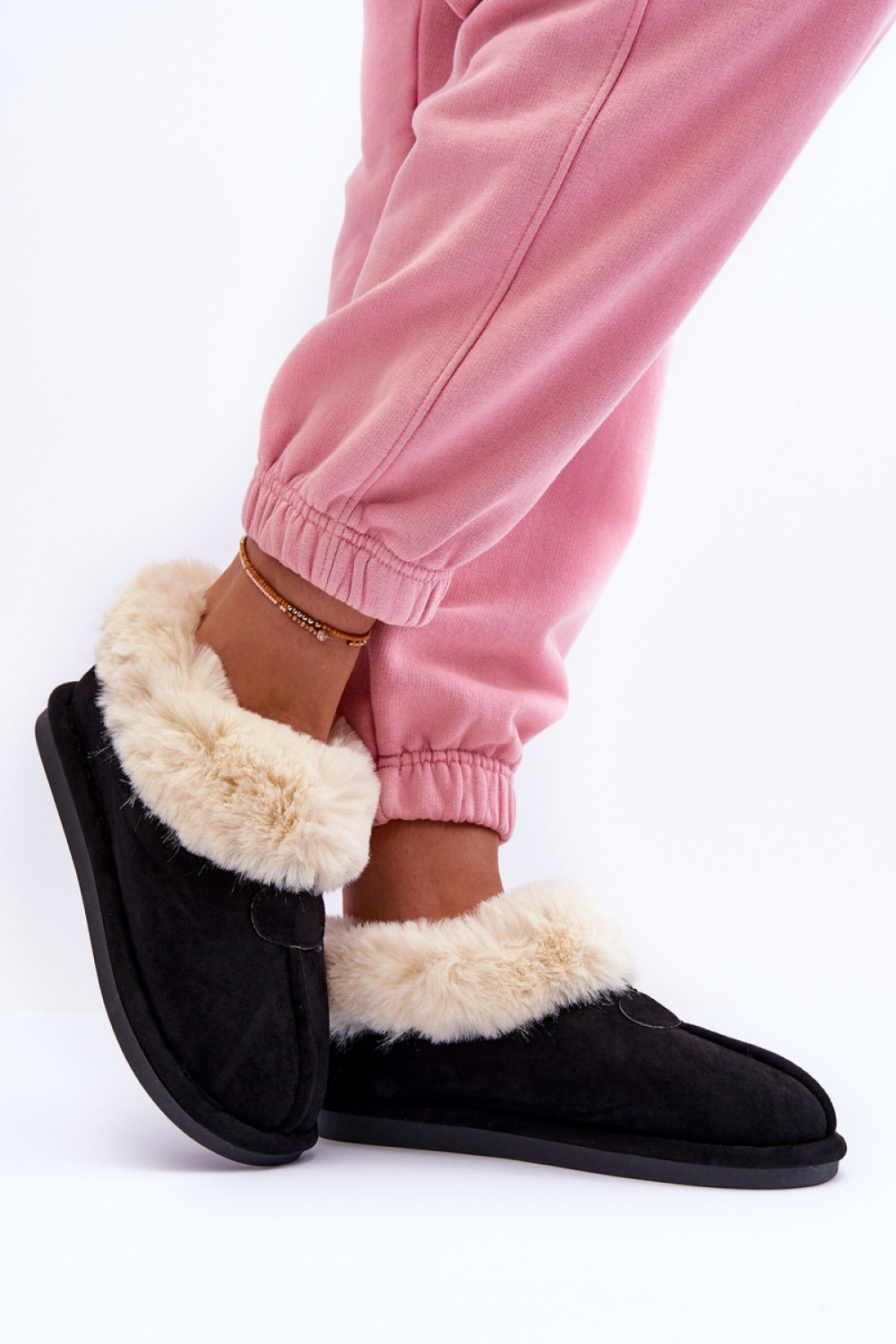 Kapcie Model Lanoze EV-58 Black - Step in style - obrazek 2