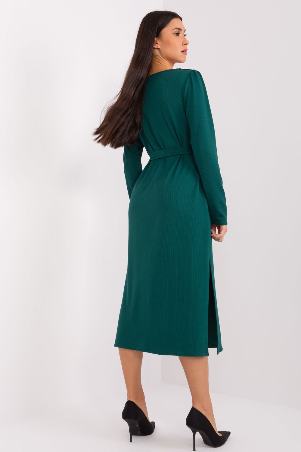 Sukienka Model LK-SK-509447.75P Dark Green - Lakerta - obrazek 3