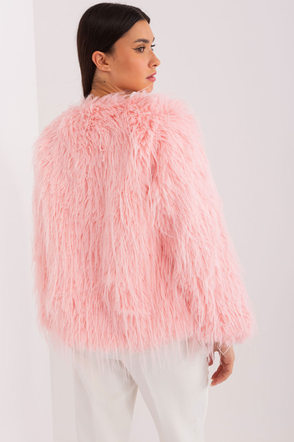 Kurtka Damska Model AT-KR-2359.96P Light Pink - AT - obrazek 3
