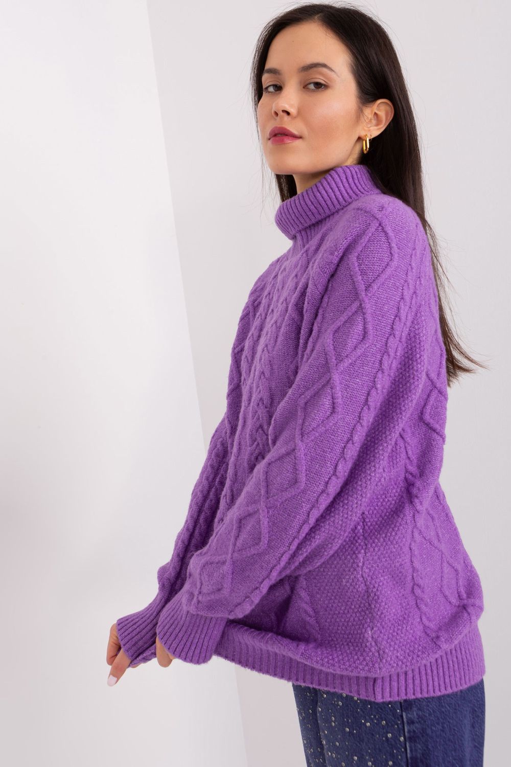 Golf Damski Model AT-SW-2355-2.19P Violet - AT - obrazek 3