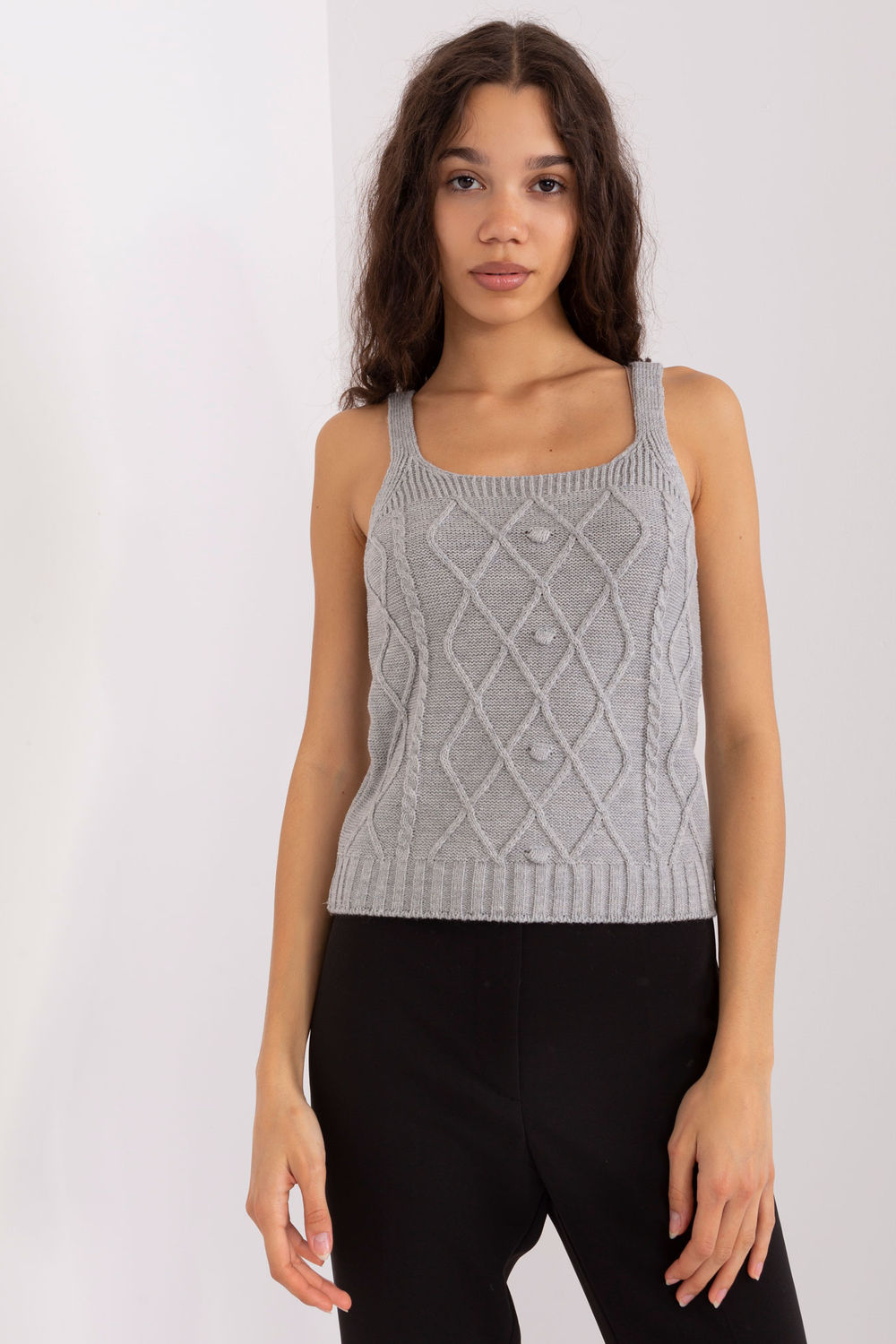 Sweter Komplet Model BA-KMPL-8019.20 Grey - Badu - obrazek 2