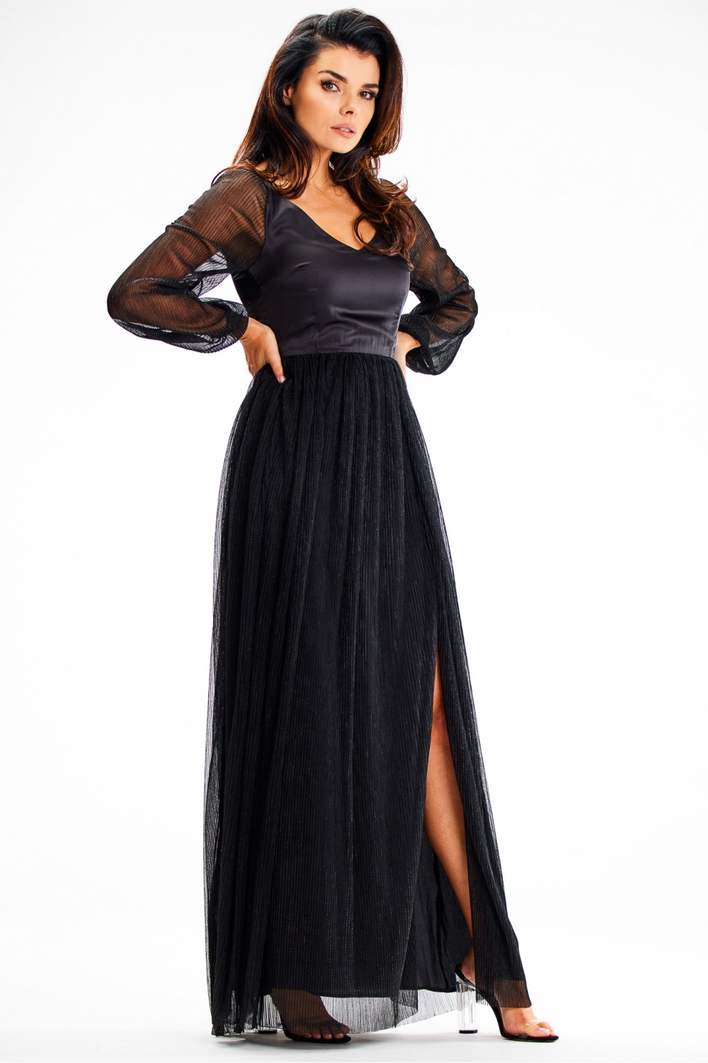 Sukienka Model A626 Black - awama - obrazek 2