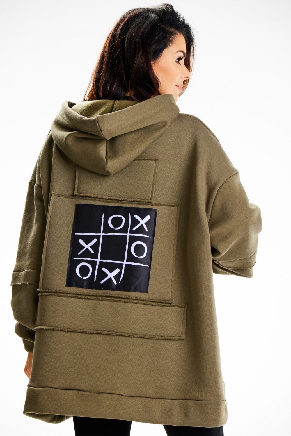 Bluza Damska Model M332 Khaki - Infinite You - obrazek 2