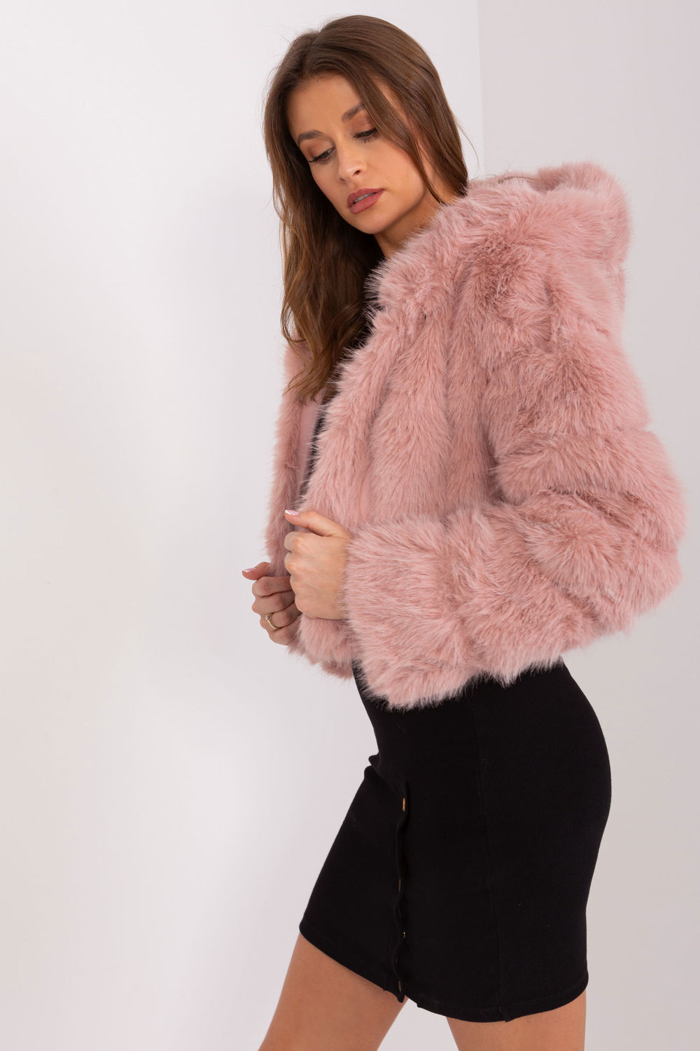 Kurtka Damska Model AT-KR-2378.96P Light Pink - AT - obrazek 2