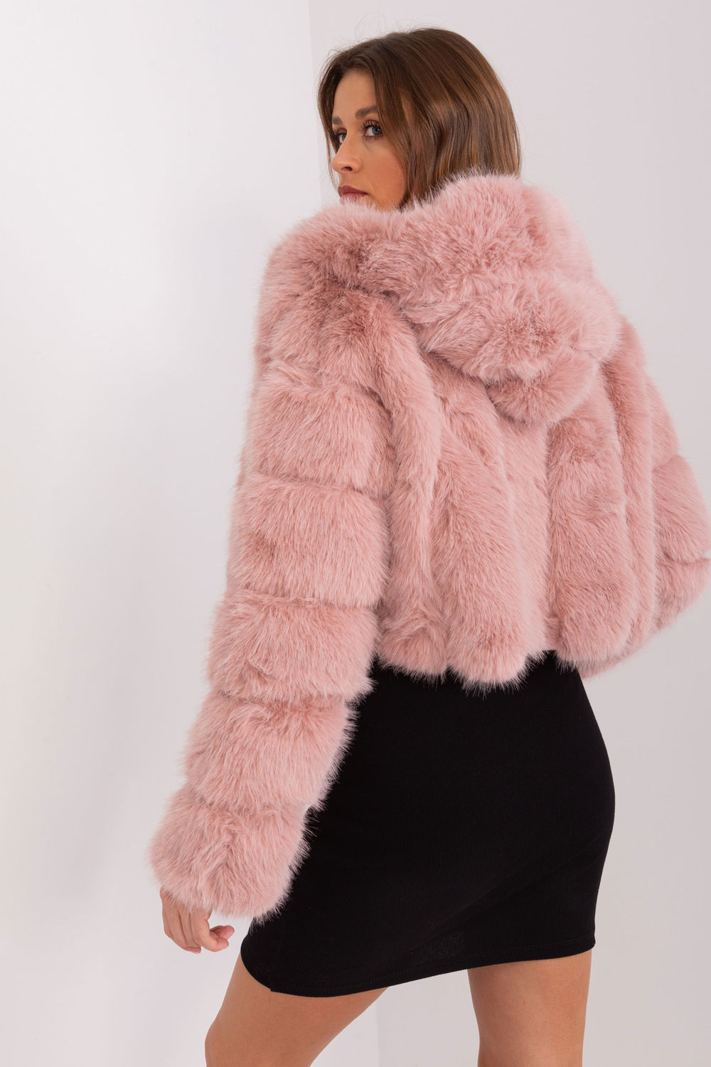 Kurtka Damska Model AT-KR-2378.96P Light Pink - AT - obrazek 3
