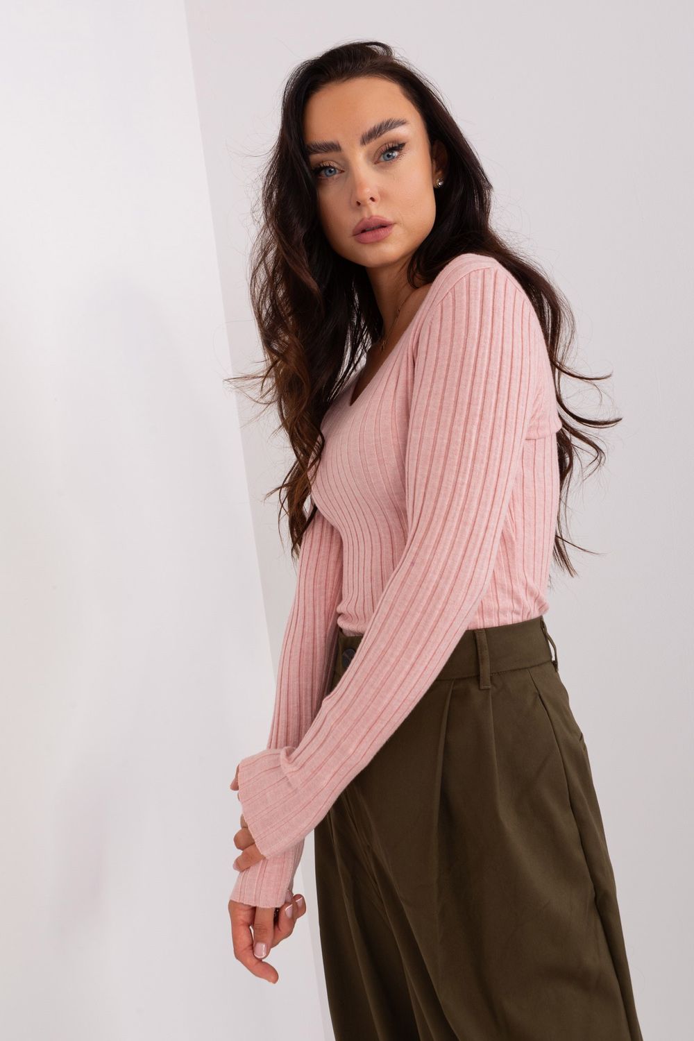 Sweter Damski Model PM-SW-PM1088.25 Light Pink - Factory Price - obrazek 2