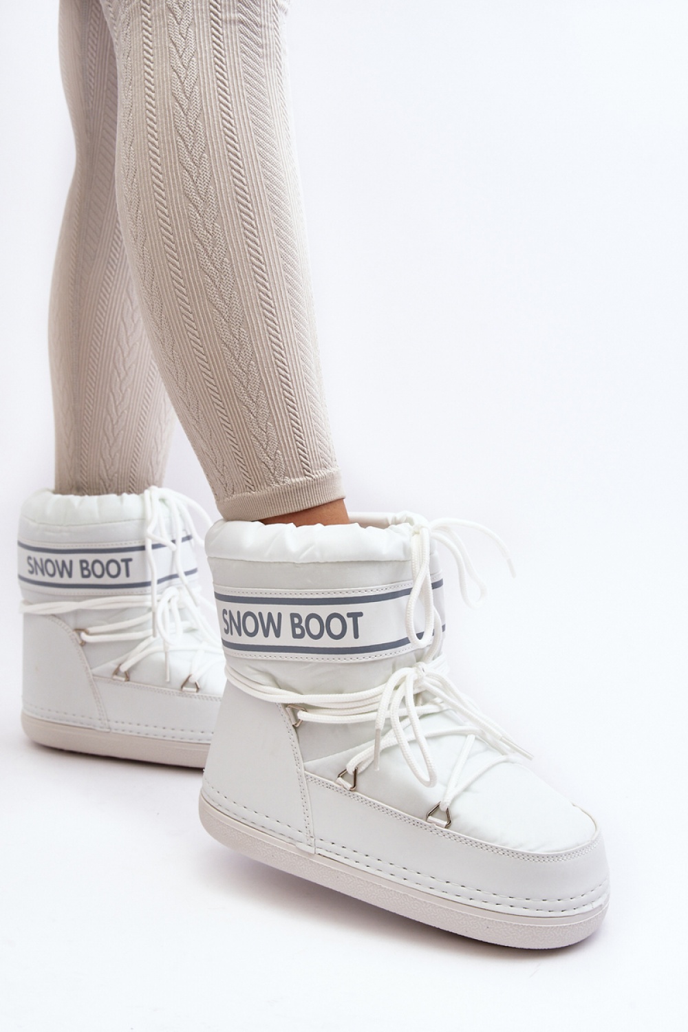 Śniegowce Model Soia NB619 White - Step in style - obrazek 2