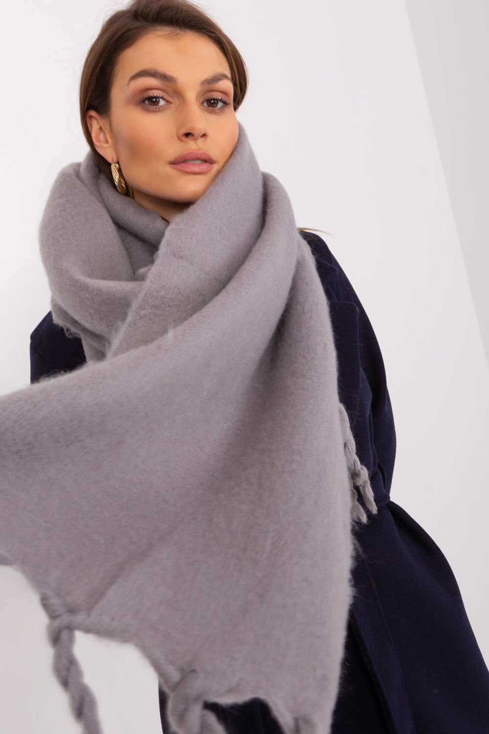 Szalik Model AT-SZ-2313502.63P Grey - AT - obrazek 2