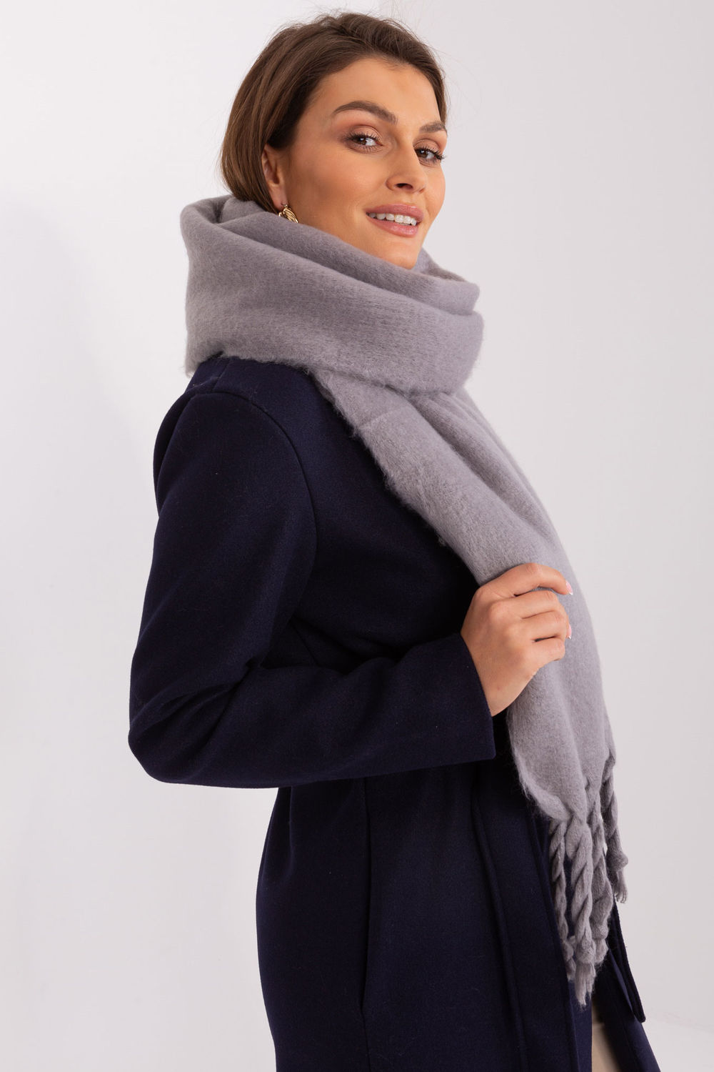 Szalik Model AT-SZ-2313502.63P Grey - AT - obrazek 3