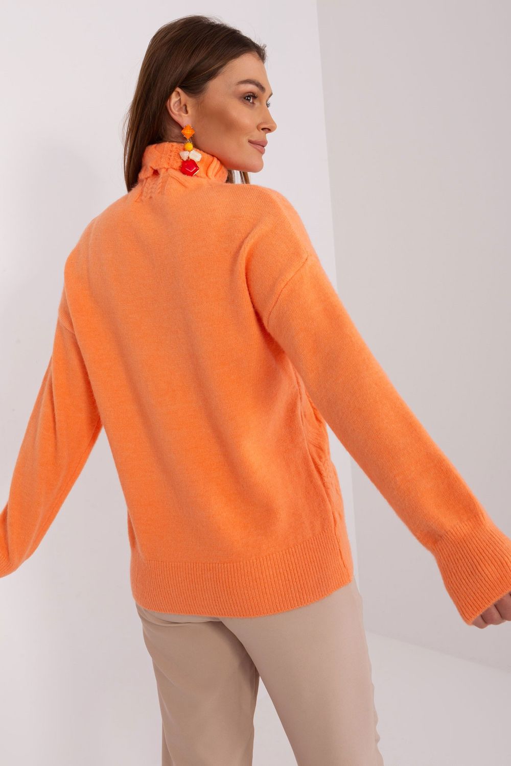 Golf Damski Model AT-SW-23401.97P Light Orange - AT - obrazek 3