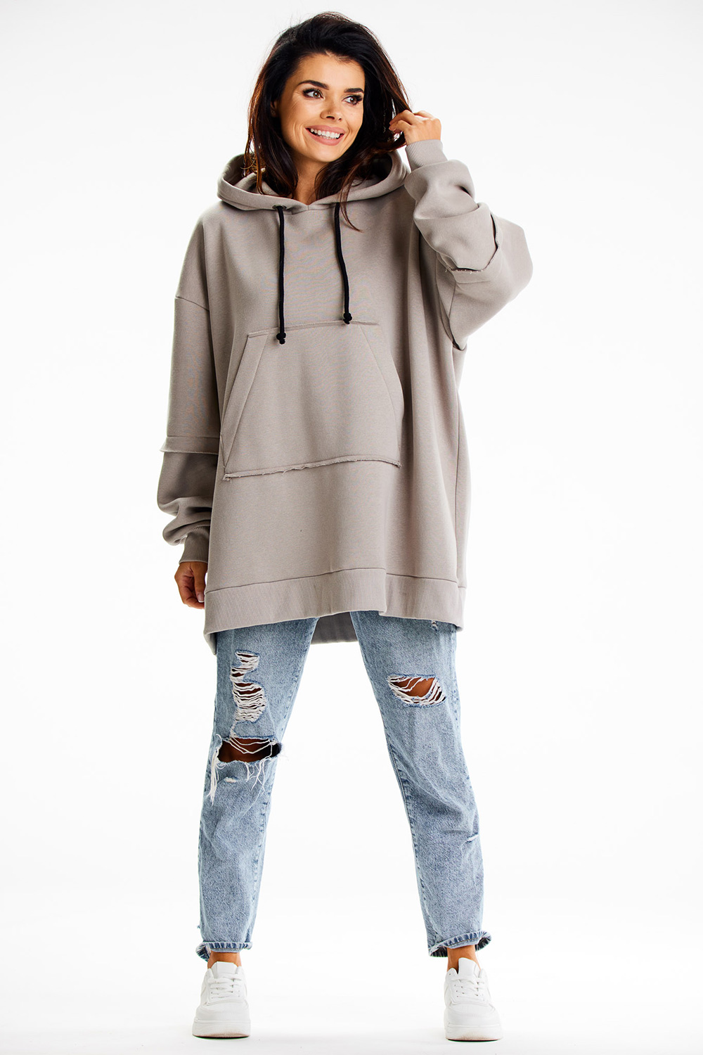 Bluza Damska Model M332 Grey - Infinite You - obrazek 3