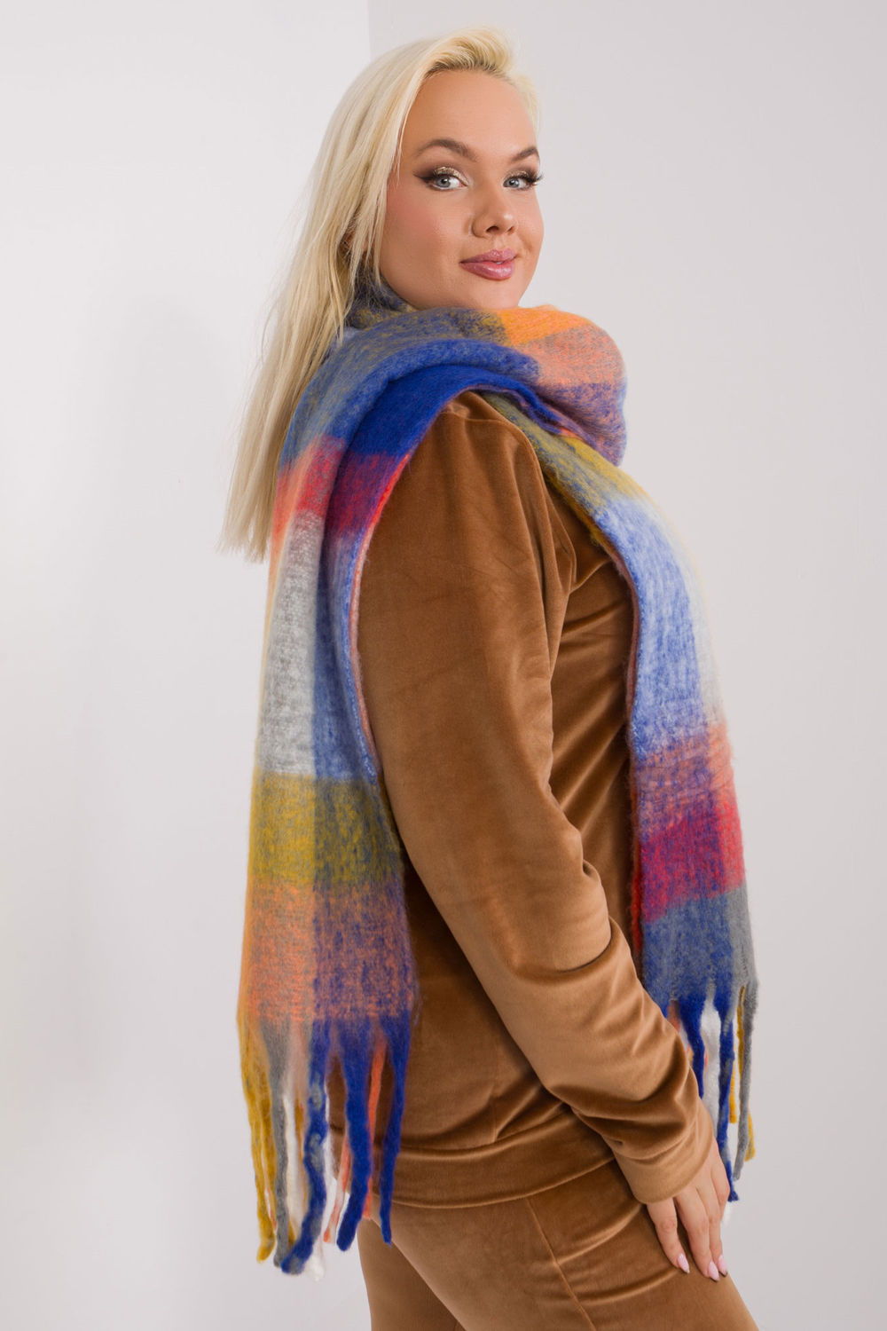 Szalik Model AT-SZ-2313.31 Dark Yellow - AT - obrazek 2