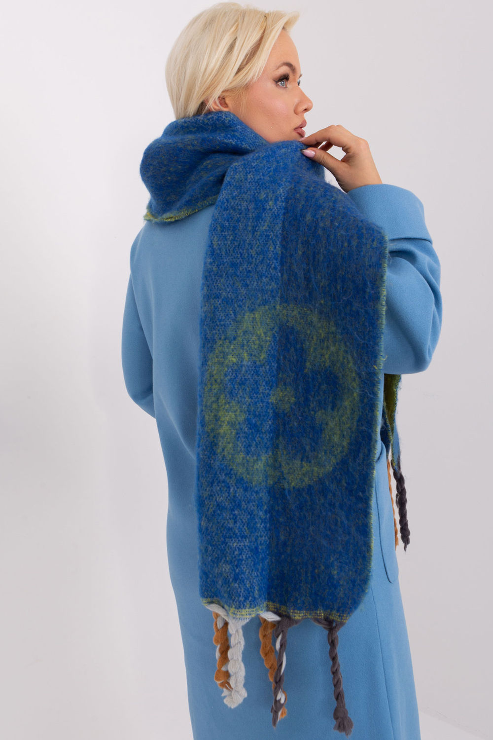 Szalik Model AT-SZ-2316.01P Dark Blue - AT - obrazek 3