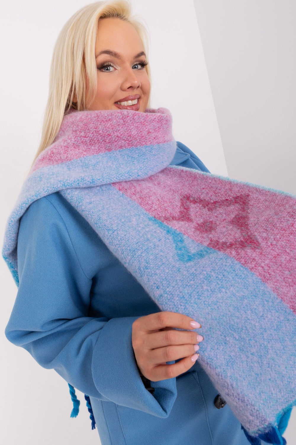 Szalik Model AT-SZ-2316.79 Multicolor - AT - obrazek 4