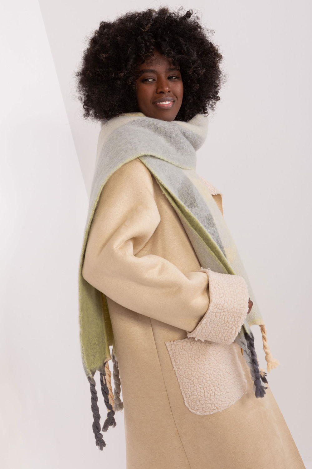 Szalik Model AT-SZ-2316.79 Light Green - AT - obrazek 2