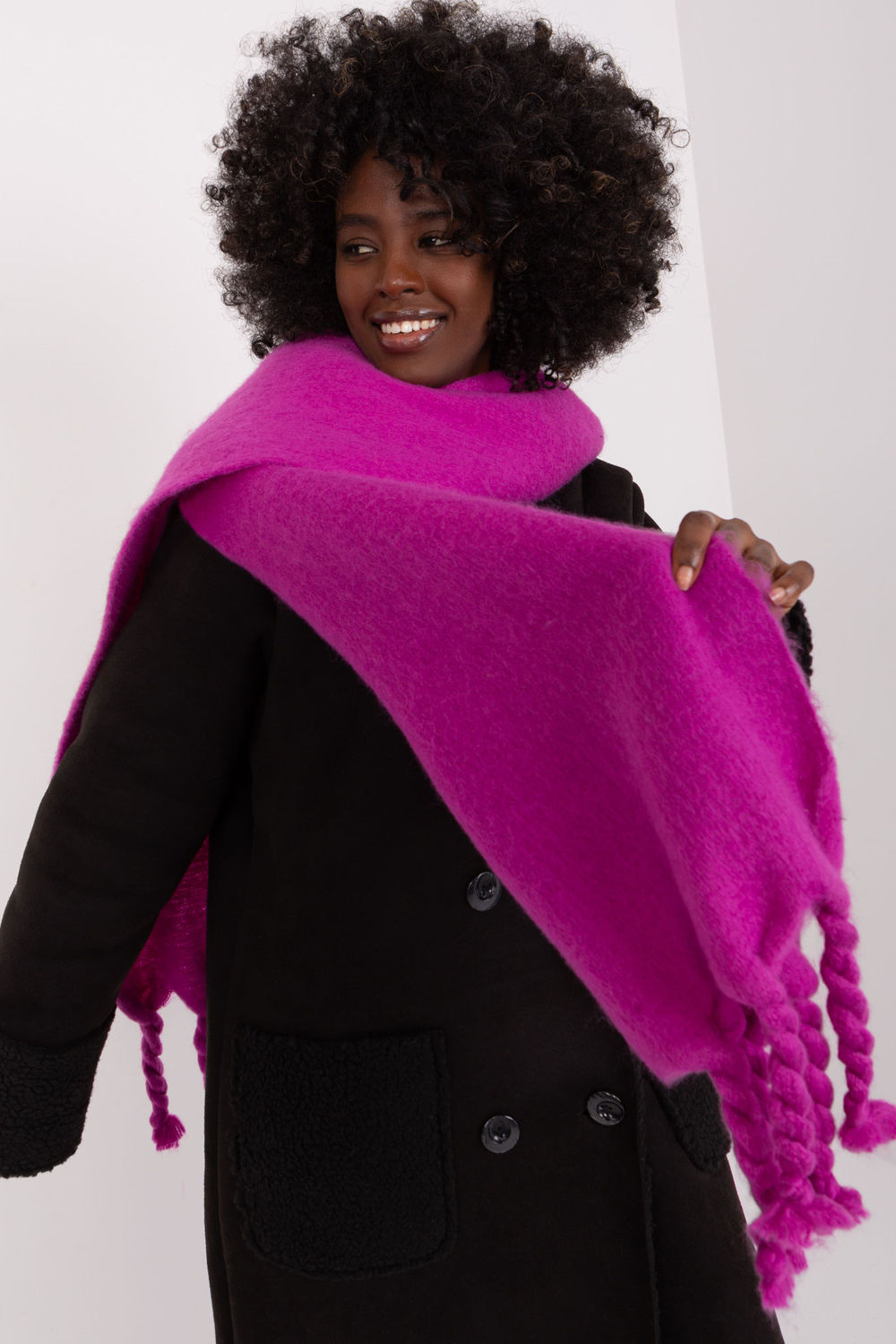 Szalik Model AT-SZ-2313502.53P Violet - AT - obrazek 4