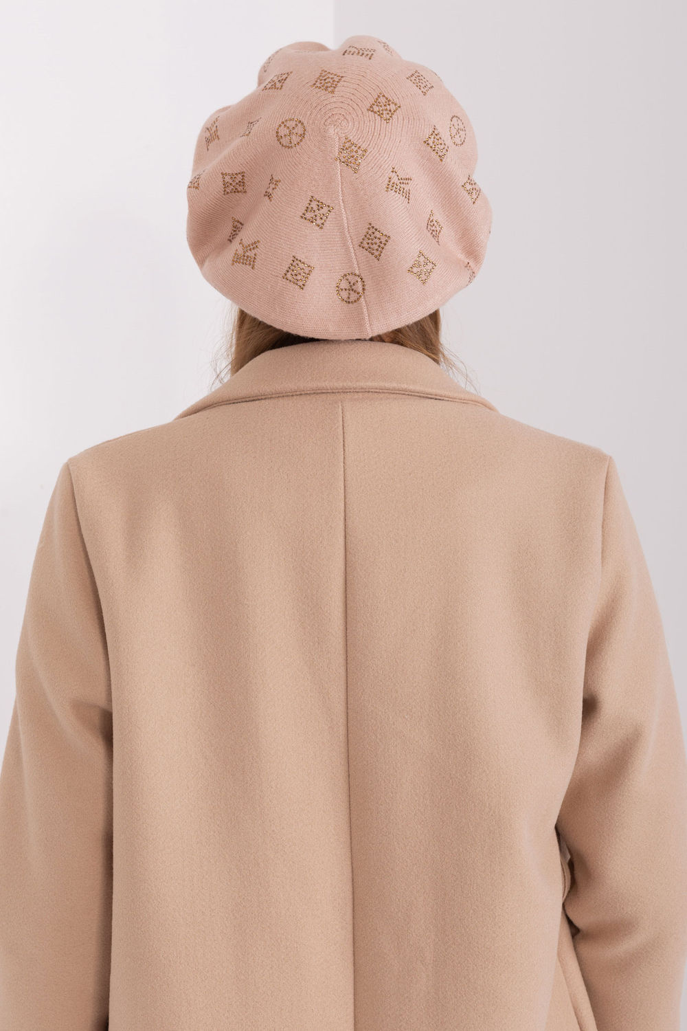 Beret Model AT-CZ-2318.30 Beige - AT - obrazek 3