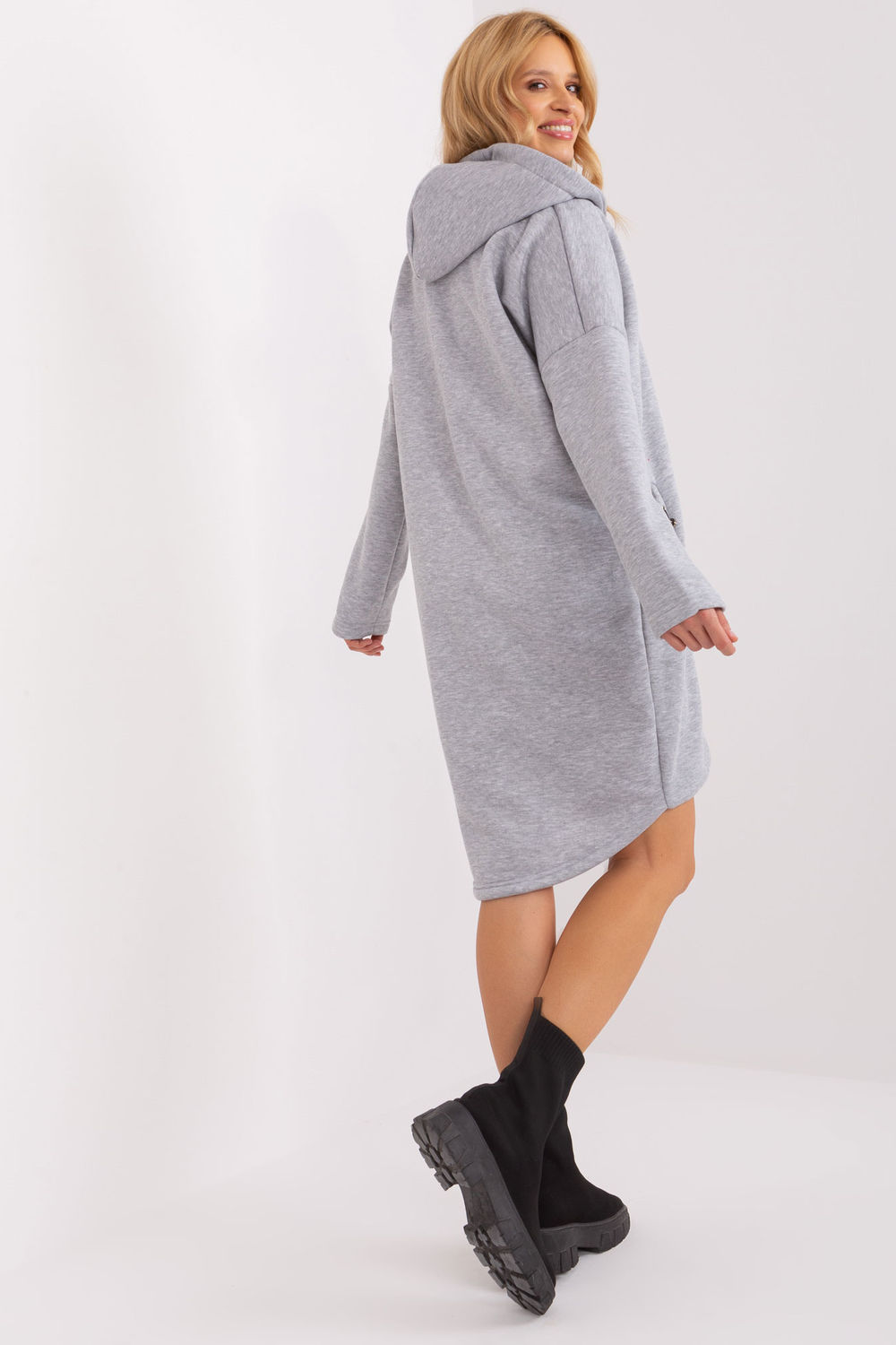 Bluza Damska Model RV-BL-4858-2.97P Grey - Relevance - obrazek 3