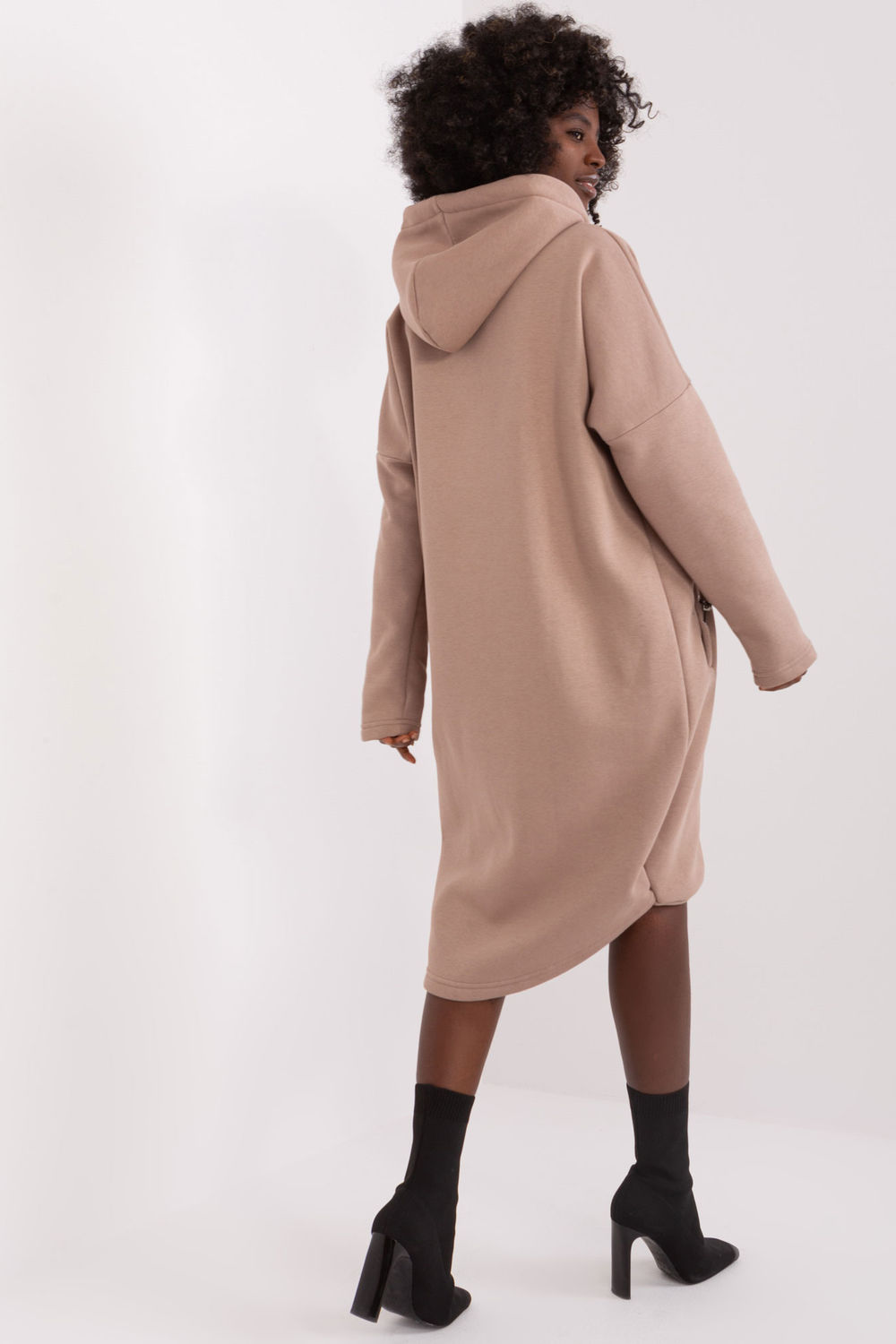 Bluza Damska Model RV-BL-4858-2.97P Dark Beige - Relevance - obrazek 3
