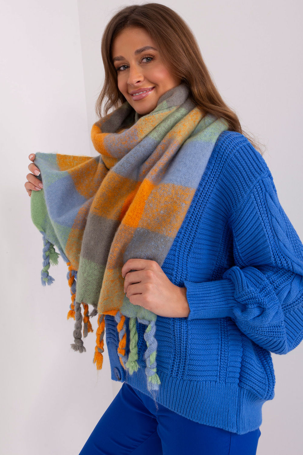 Szalik Model AT-SZ-2313501.98 Orange - AT - obrazek 2