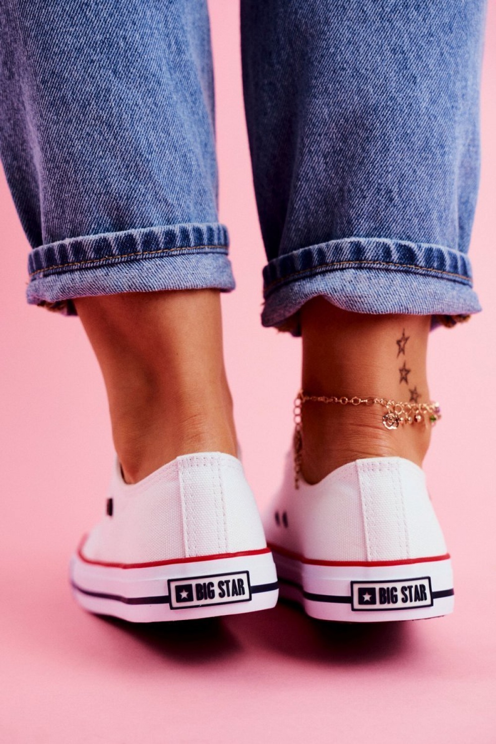 Trampki Model Big Star T274022 White - Step in style - obrazek 3