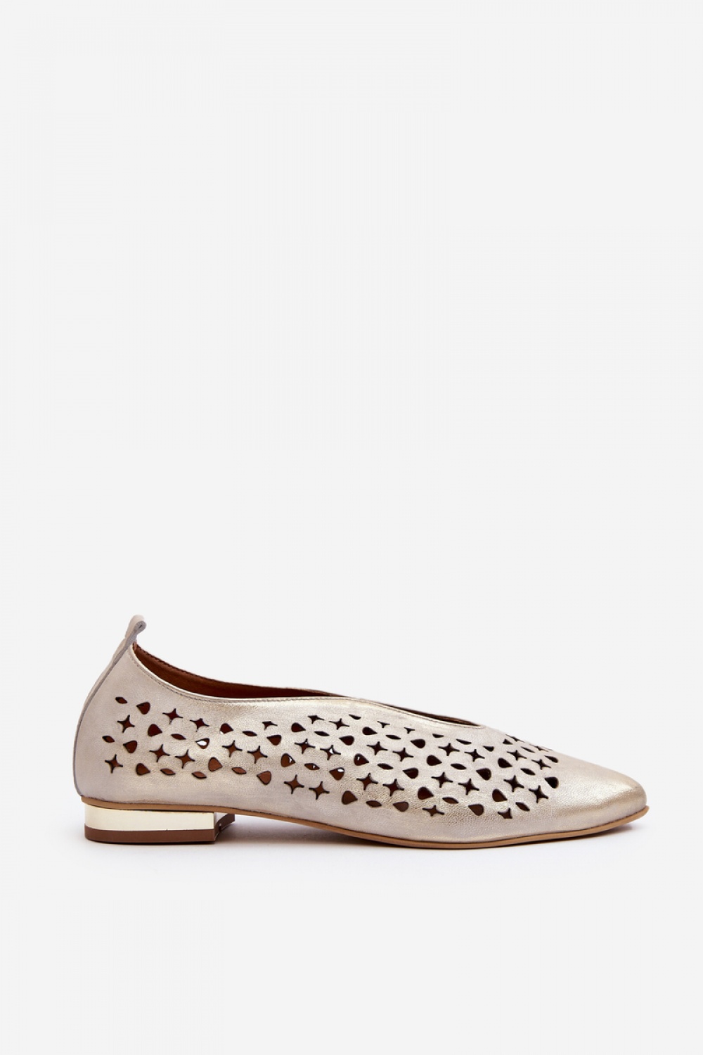Baleriny Model Zazoo 2883/004 Gold - Step in style - obrazek 3