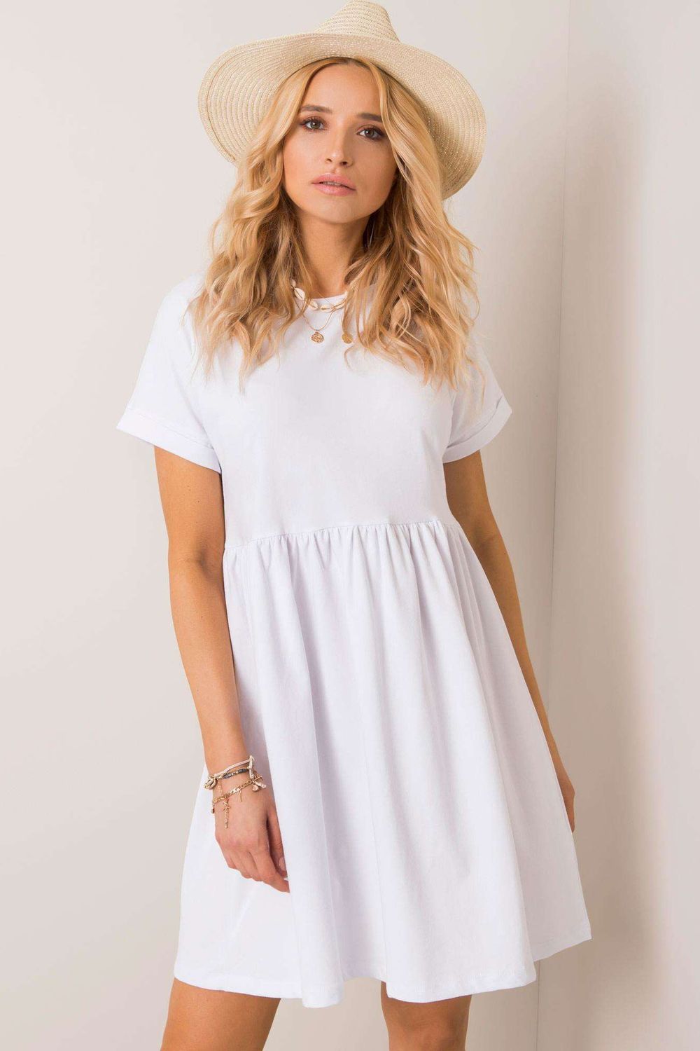 Sukienka Model RV-SK-5672.03P White - Rue Paris - obrazek 2