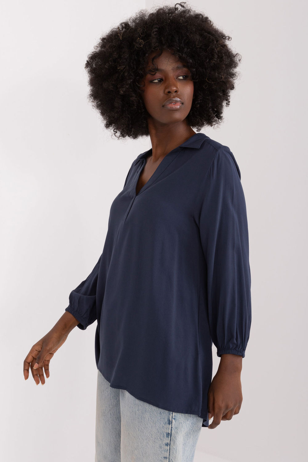 Bluzka Model D73761Z11162A Navy - Sublevel - obrazek 2