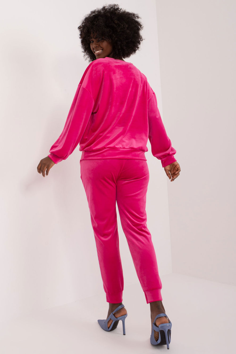 Spodnie Komplet Model DHJ-KMPL-8655.05 Fuksja - Italy Moda - obrazek 3