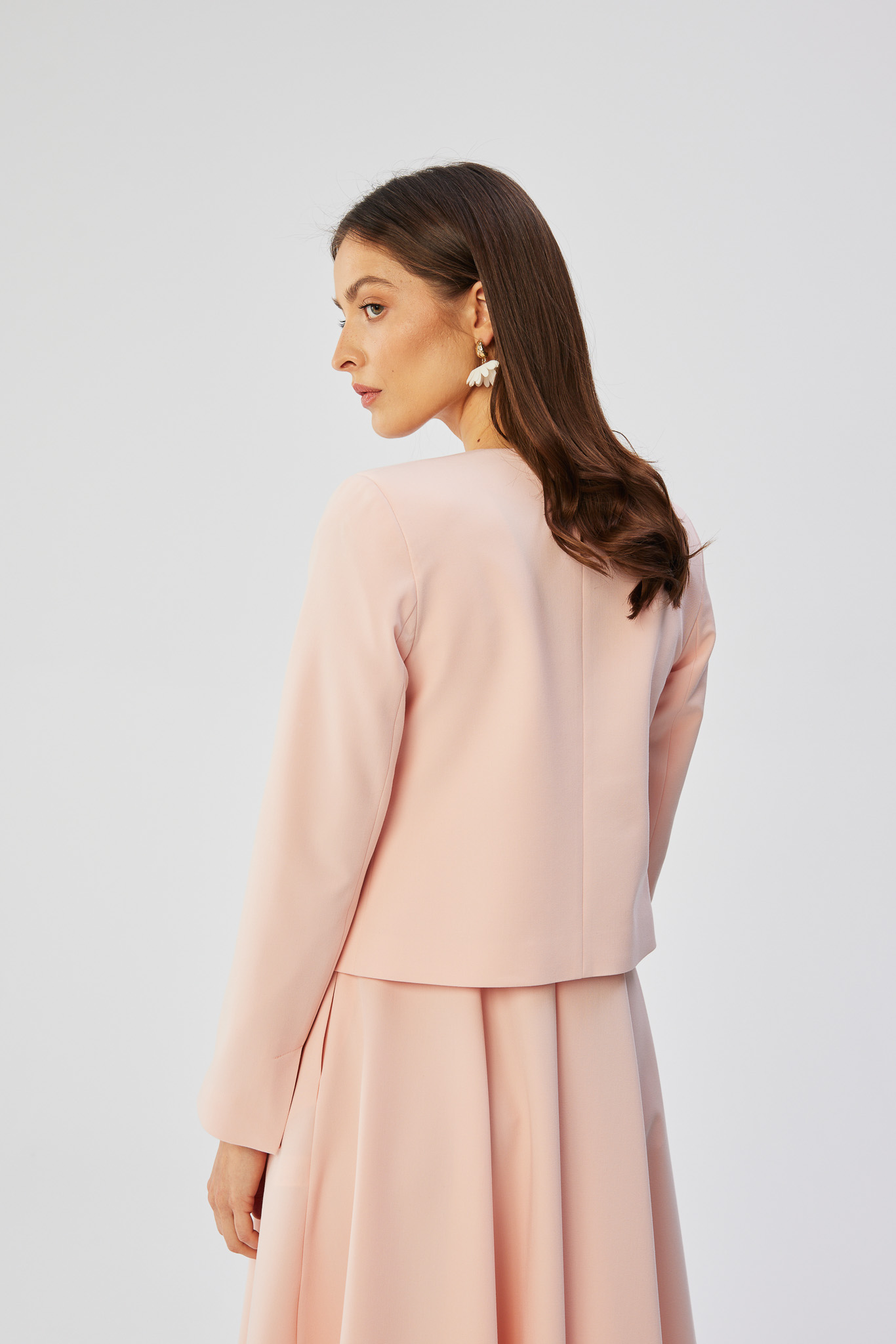 Marynarka Model S368 Powder Pink - Stylove - obrazek 3