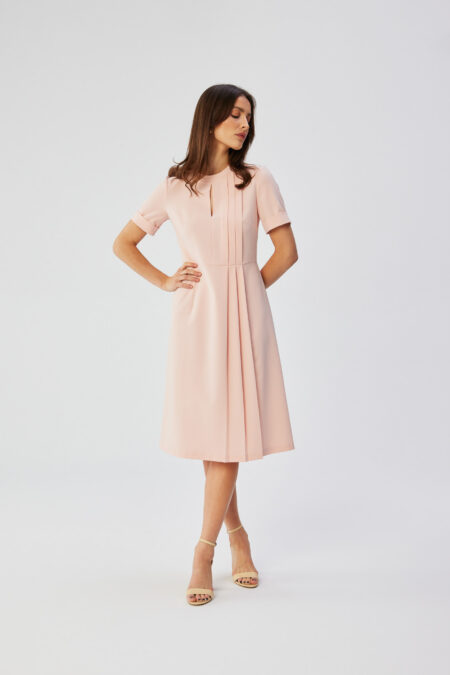 Sukienka Model S361 Powder Pink - Stylove