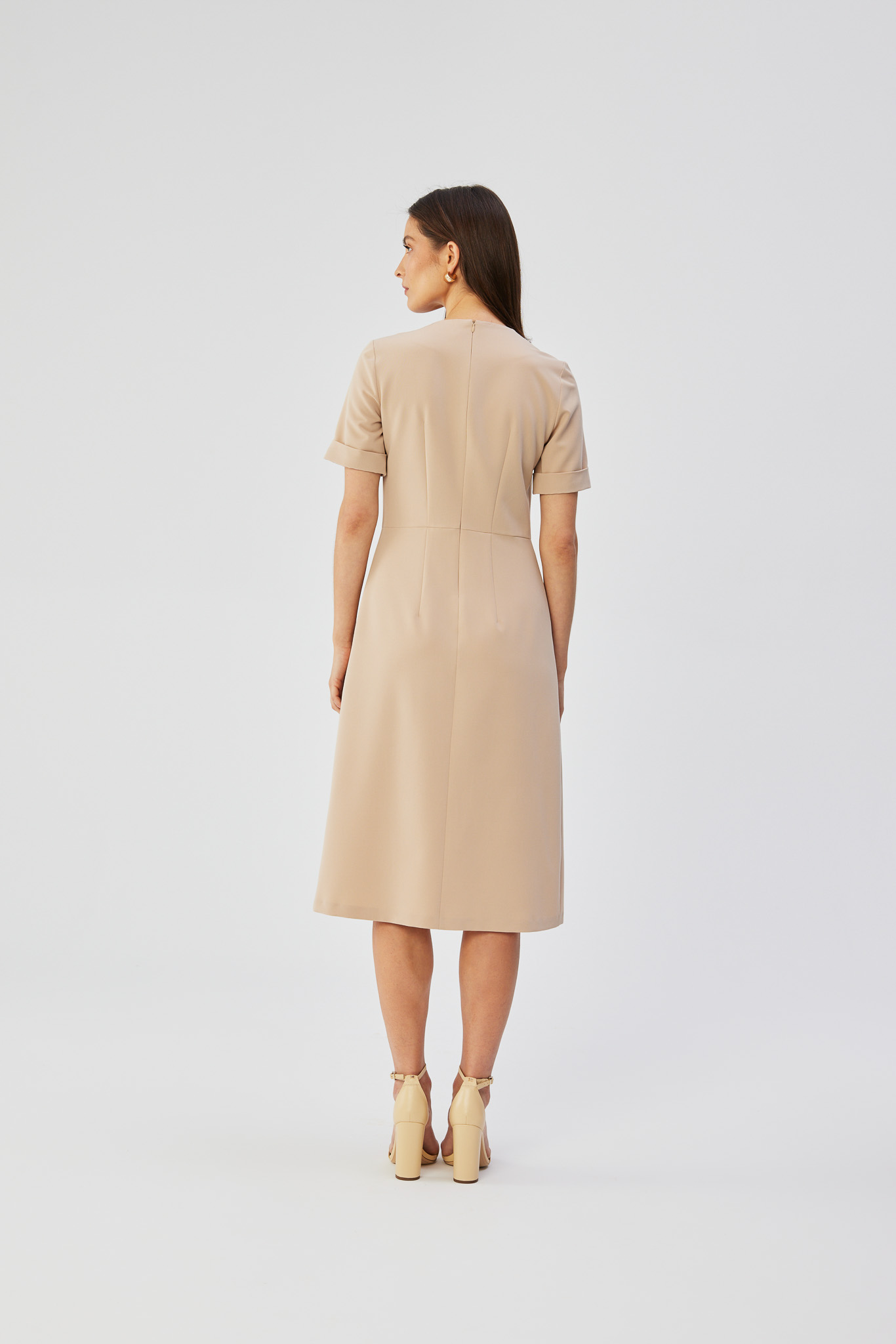 Sukienka Model S361 Beige - Stylove - obrazek 2