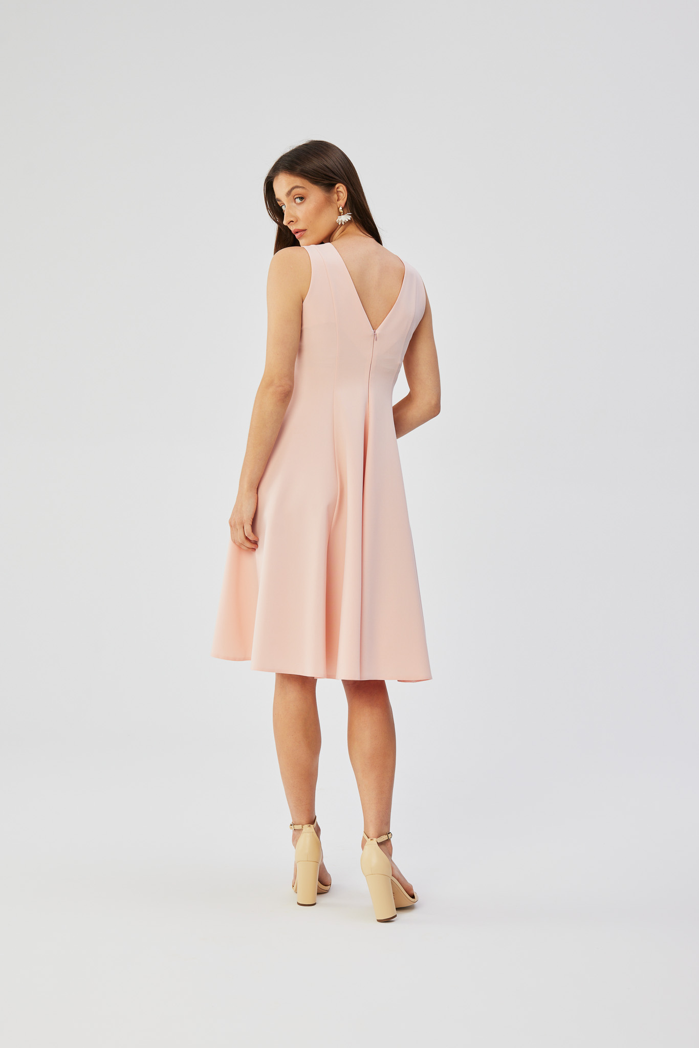 Sukienka Model S358 Powder Pink - Stylove - obrazek 3