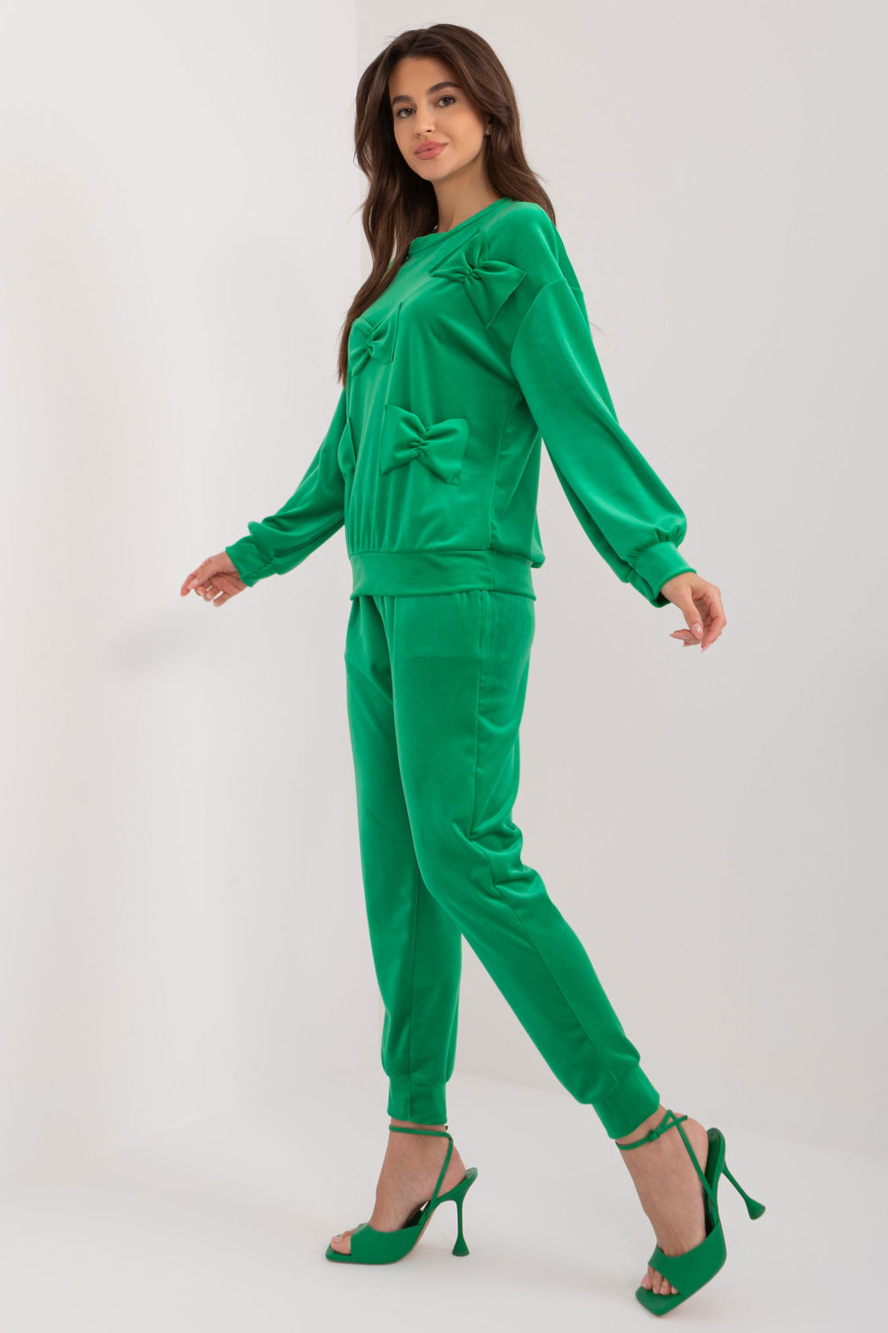 Spodnie Komplet Model DHJ-KMPL-8850.68 Green - Italy Moda - obrazek 2