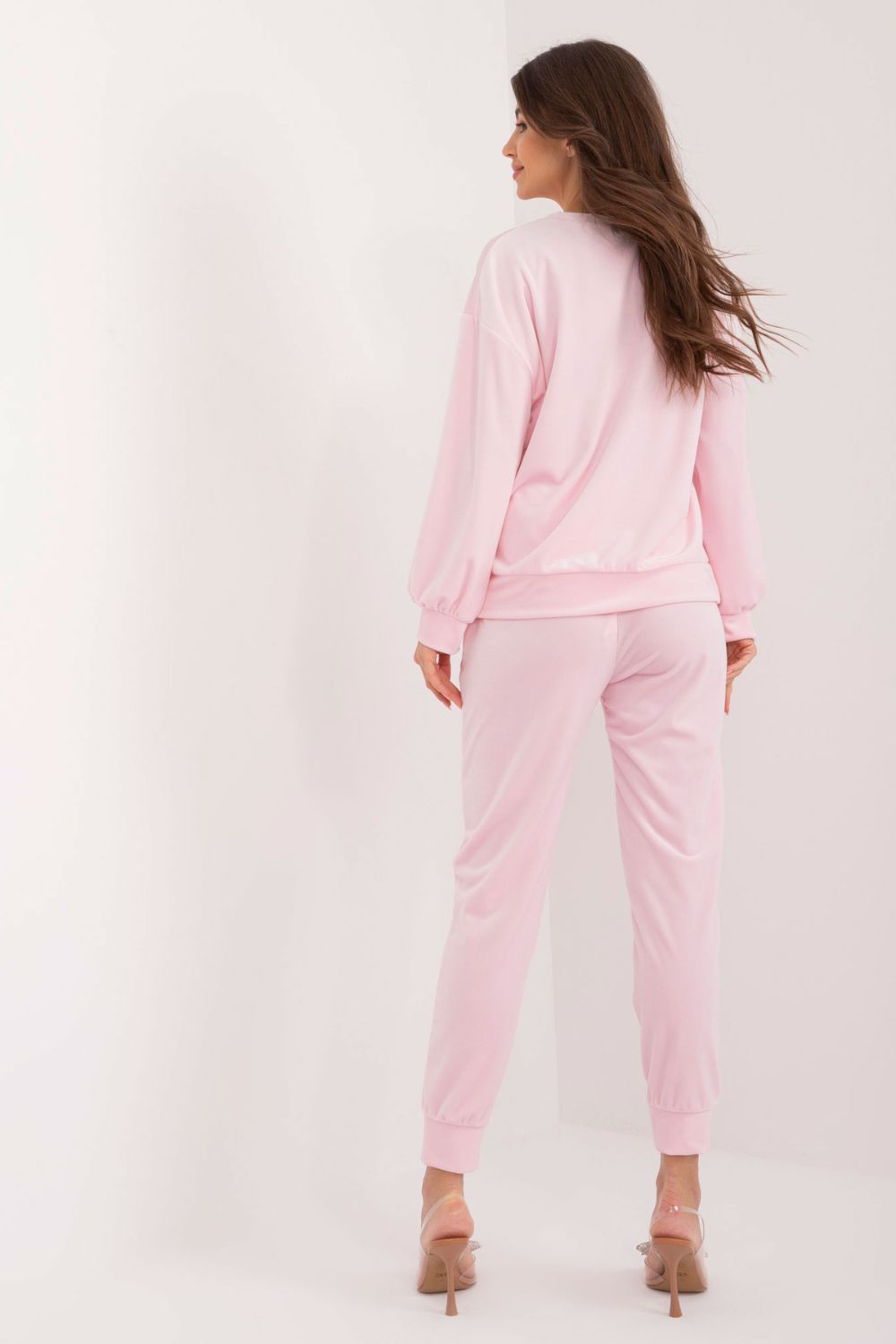Spodnie Komplet Model DHJ-KMPL-8850.68 Light Pink - Italy Moda - obrazek 3