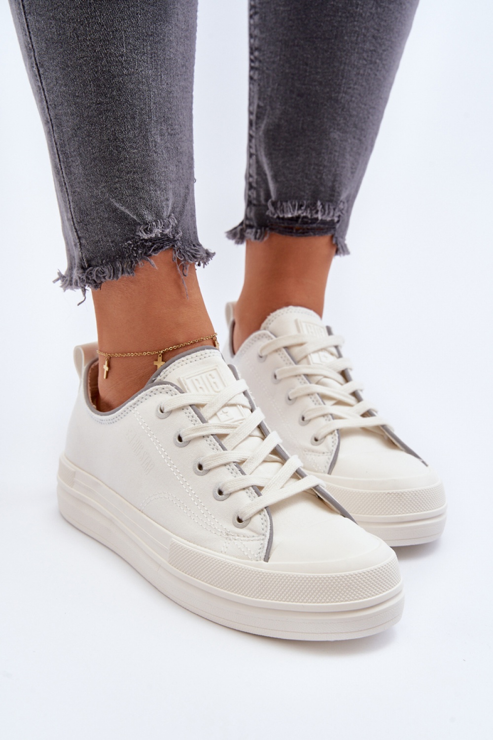 Trampki Model Big Star NN274850 White - Step in style - obrazek 3