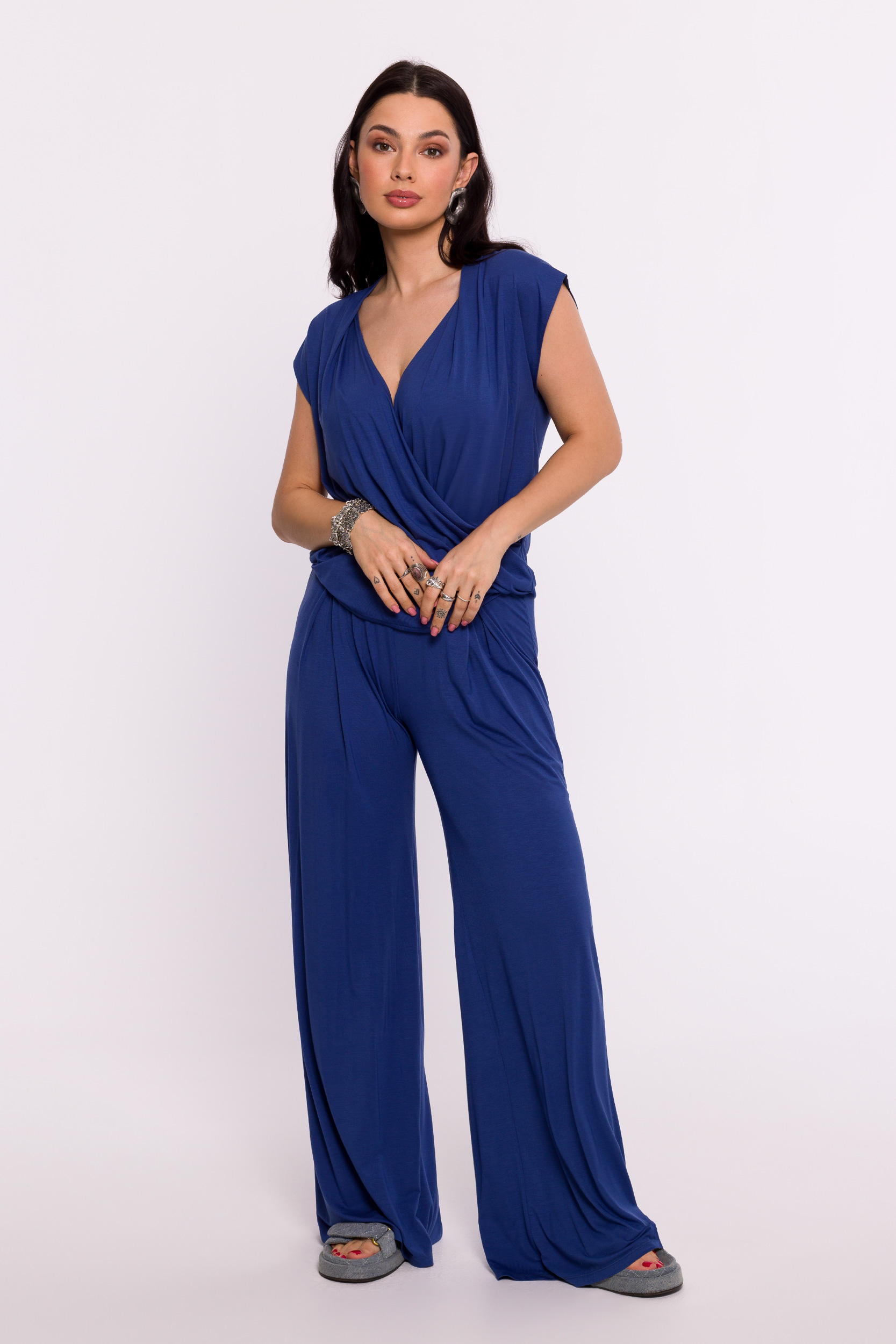 Bluzka Model B288 Blue - BeWear - obrazek 2